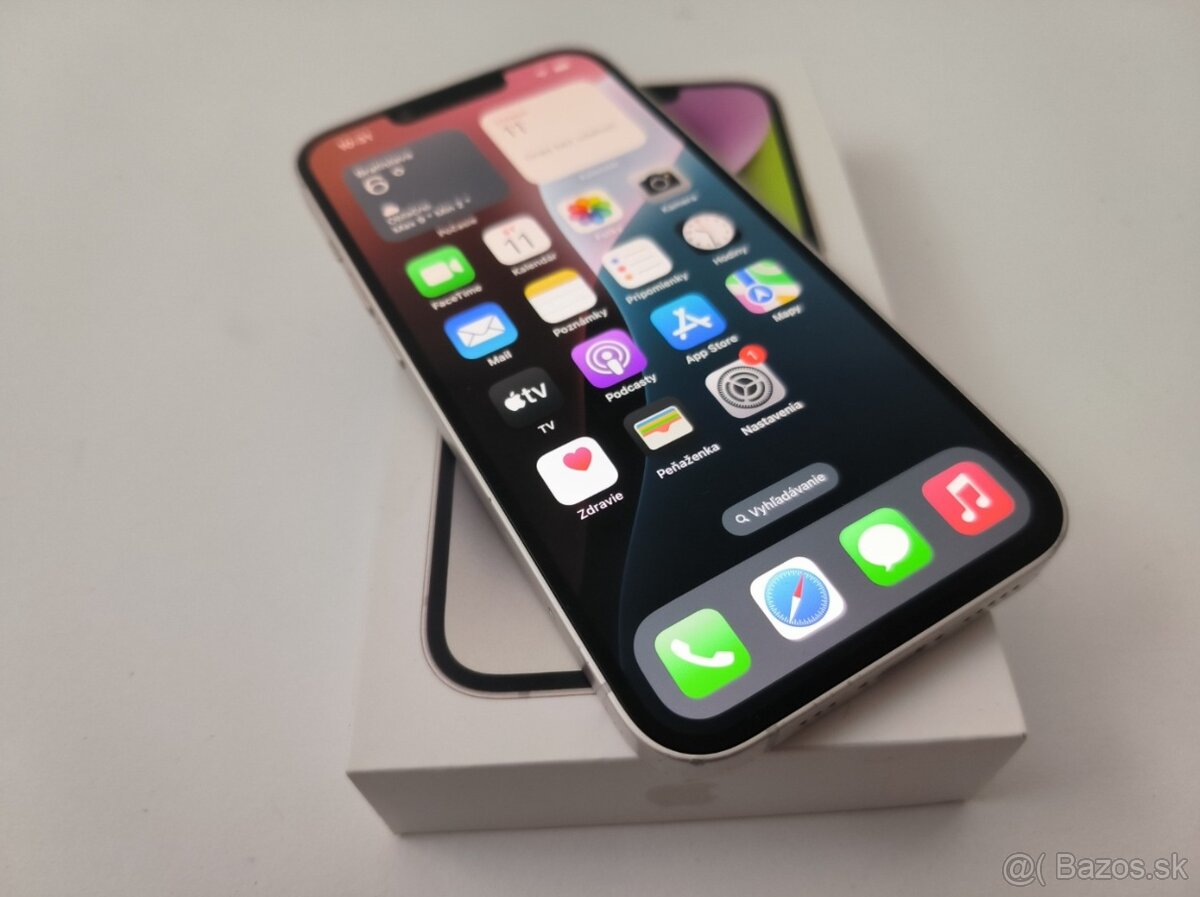 apple iphone 14 128gb Starlight / Batéria 100% - 4