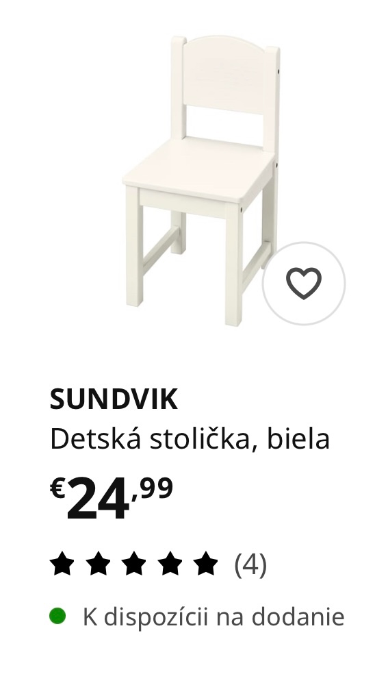 Sundvik Ikea -stol +2ks stoličiek - 4