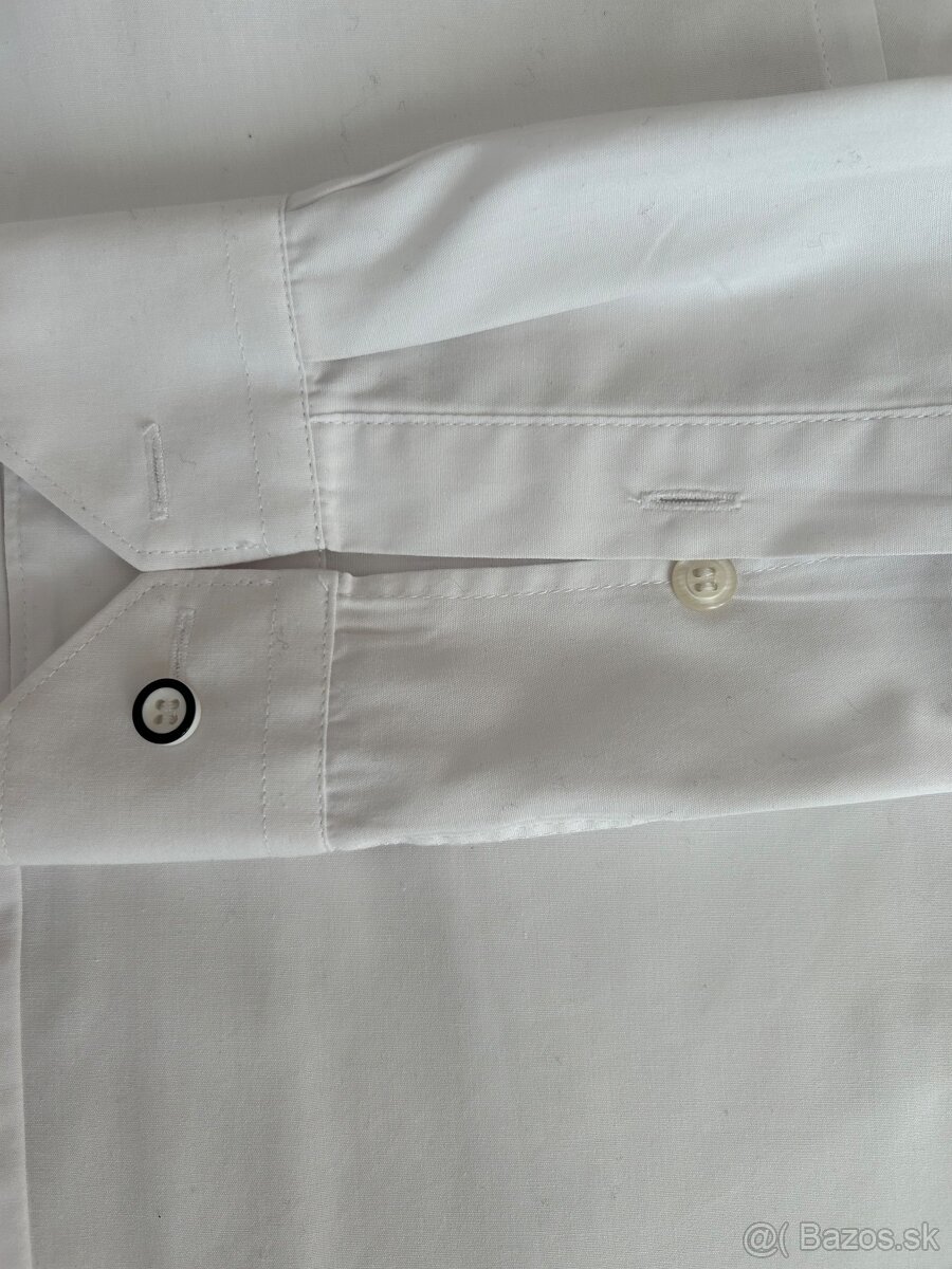 Biela chlapčenská košeľa veľkosť S - 4
