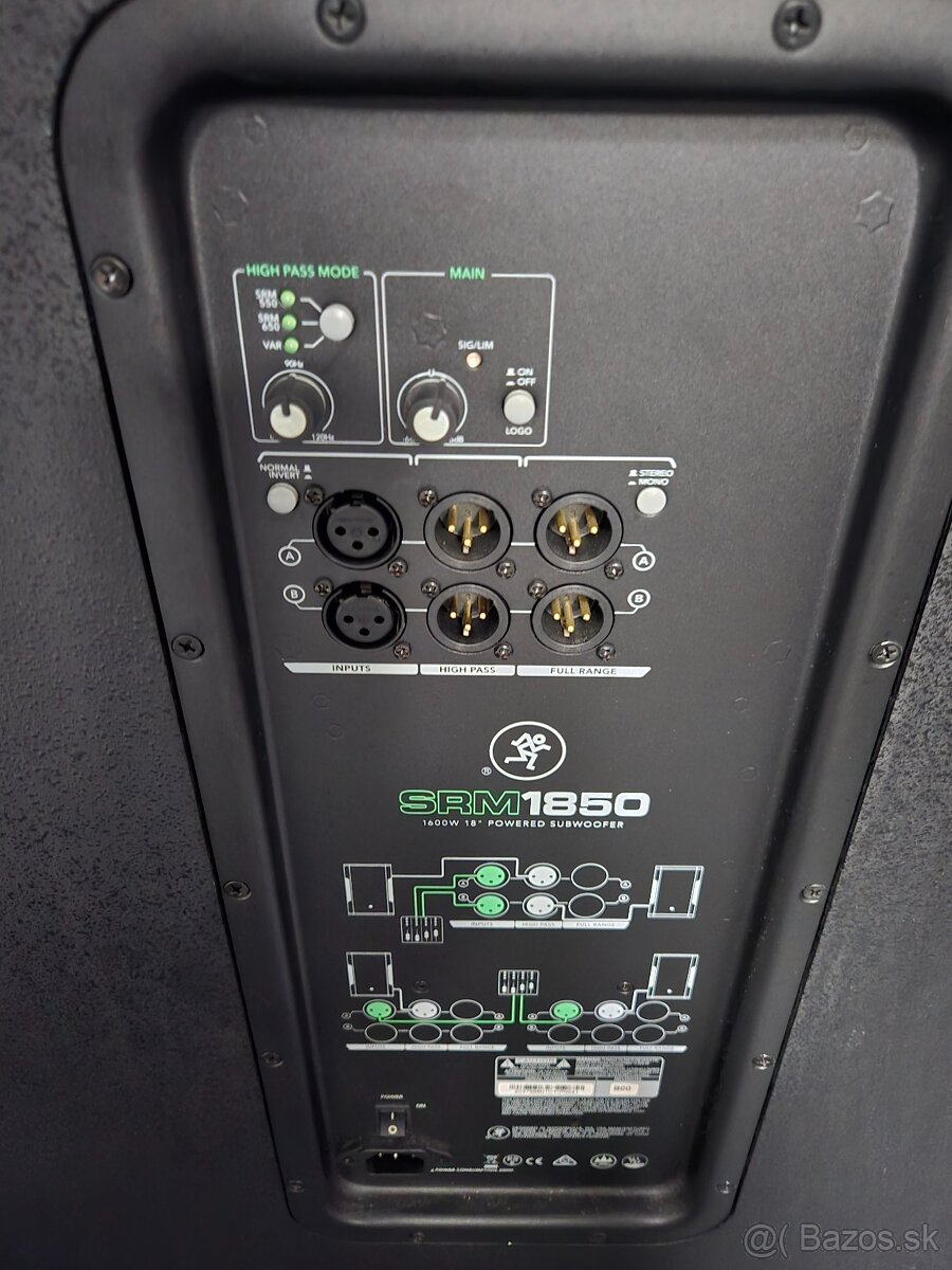 Mackie HD1531Aktívny reprobox+Mackie SRM1850 18-palcové Acti - 4