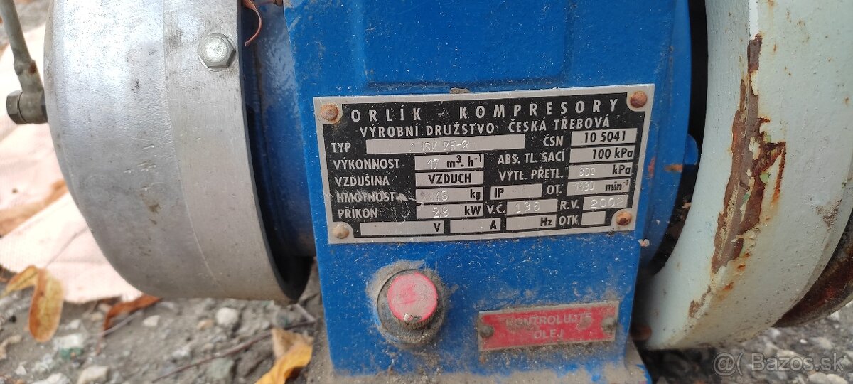 Predám kompresor Orlík 1 JSK 75 - 4