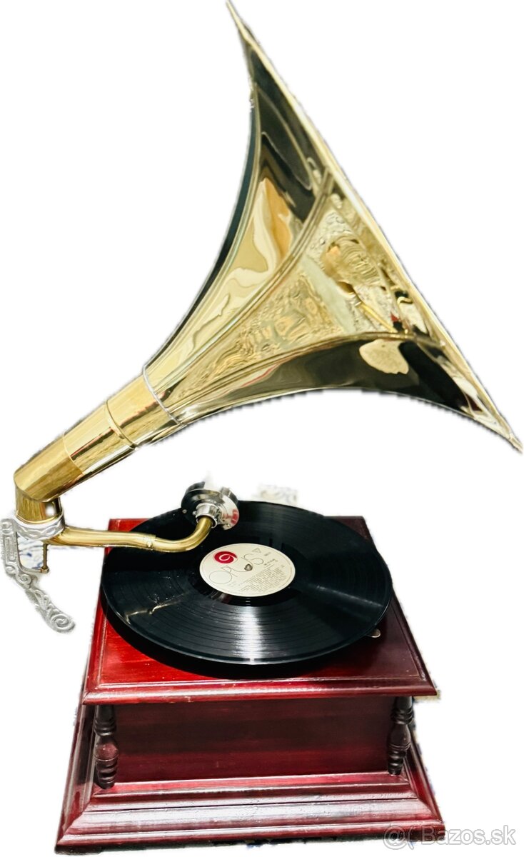 Predám starožitný gramofón HIS MASTER’S VOICE (HMV) - 4