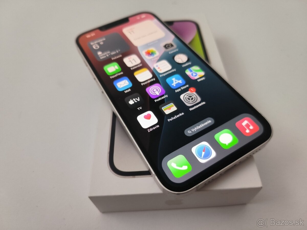 apple iphone 14 128gb Starlight 100% Batéria - 4