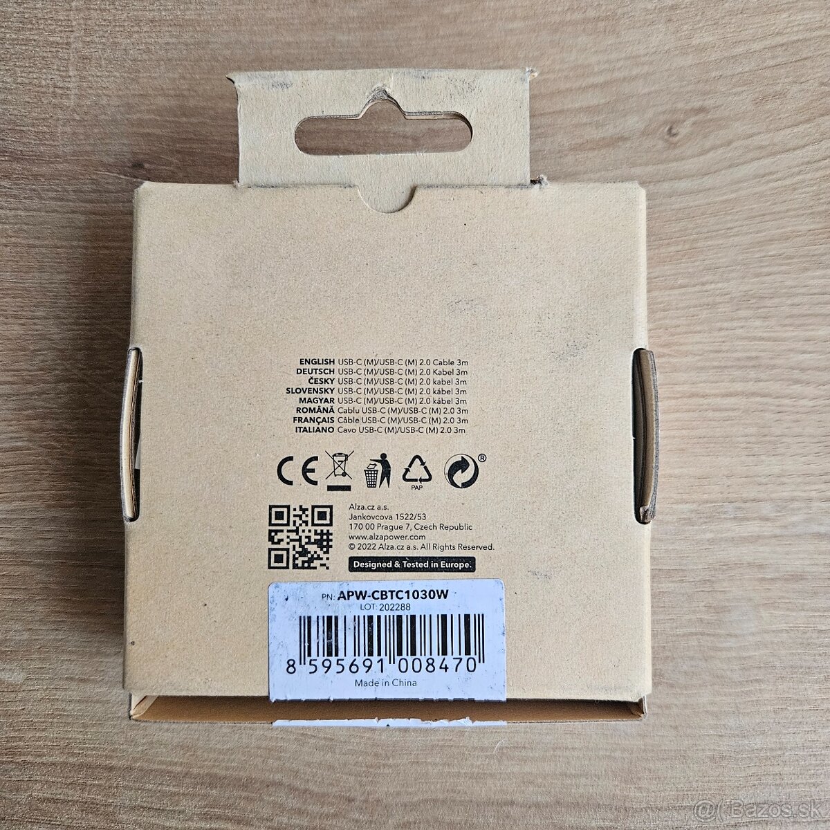 TOP: Nabijaci 60 W kabel AlzaPower USB-C - 4