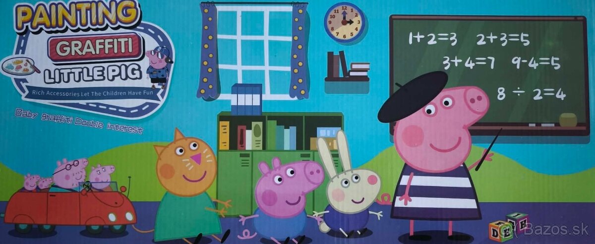 Magnetická tabuľka na kreslenie Prasiatko - 4