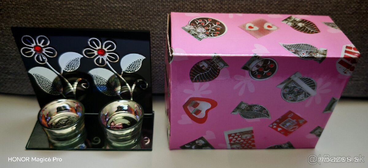 Nový sklenený svietnik. - 4