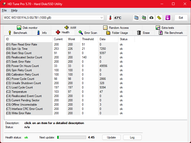 HDD 3,5" Western Digital 1TB SATA WD1001FALS - WMATV3726195 - 4