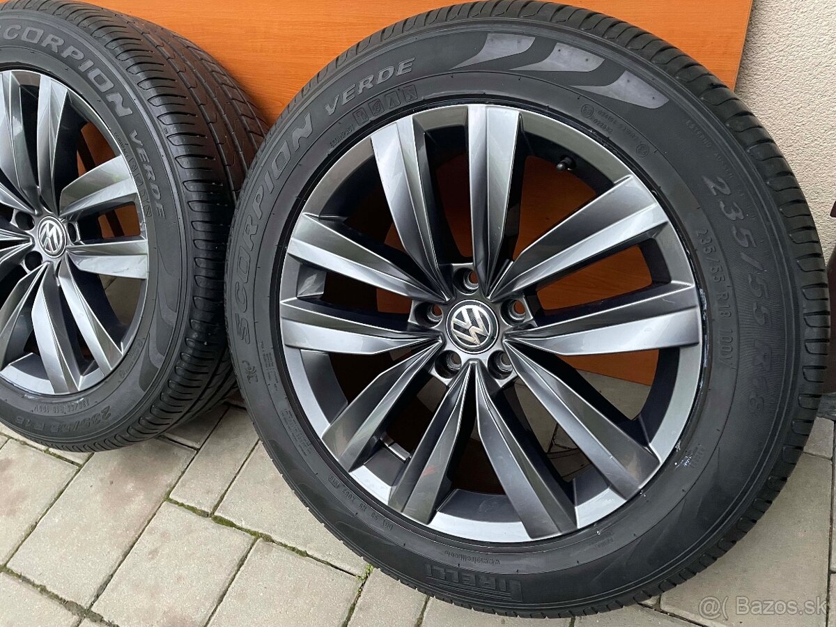 ALMERE R-LINE VW TIGUAN 5x112 8 x18 ET 40 235 55 R18 Letné - 4