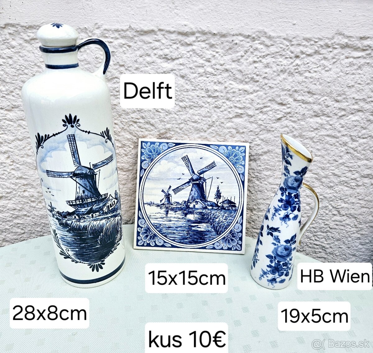 MODROBIELY PORCELÁN/KERAMIKA - 4