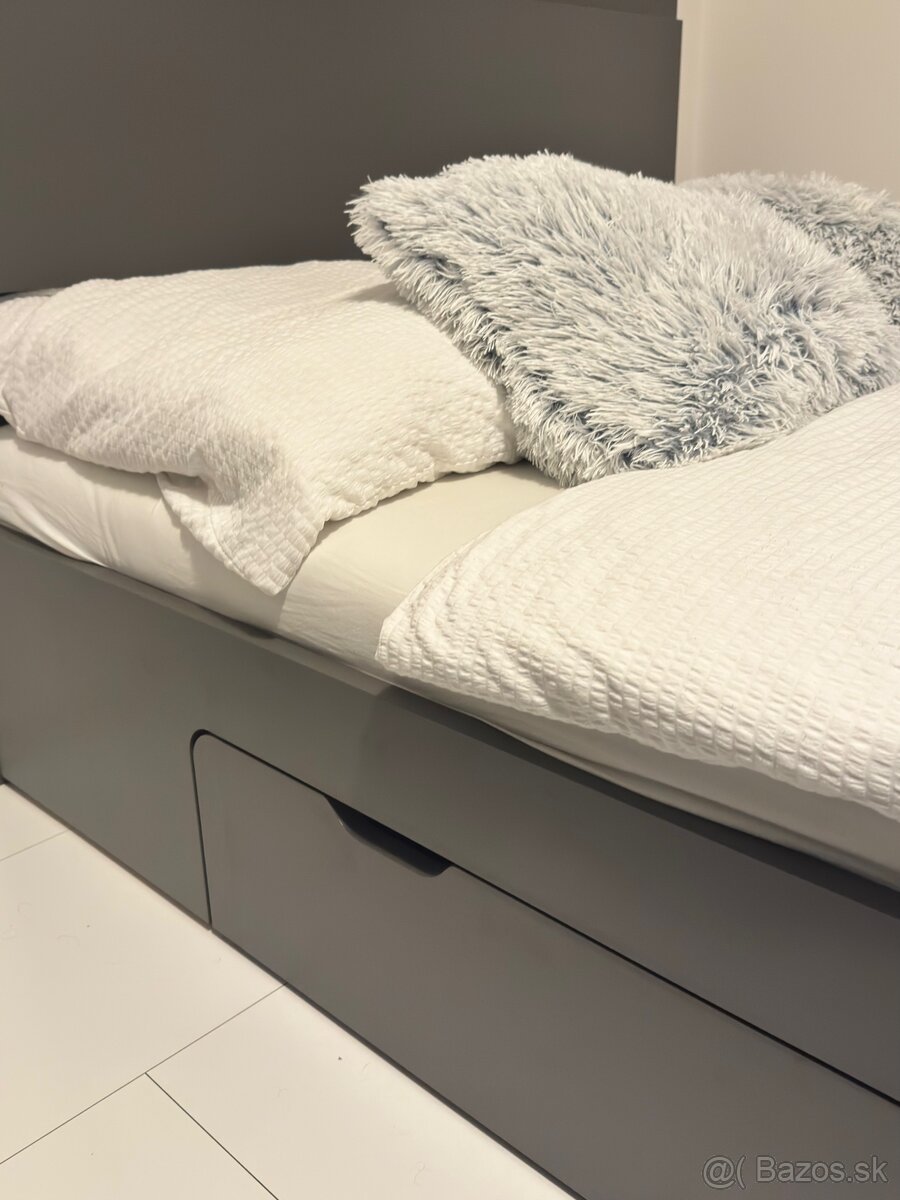 Posteľ s LED osvetlením + matrac - 4