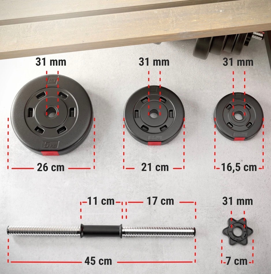 Činky + kotúče - 4