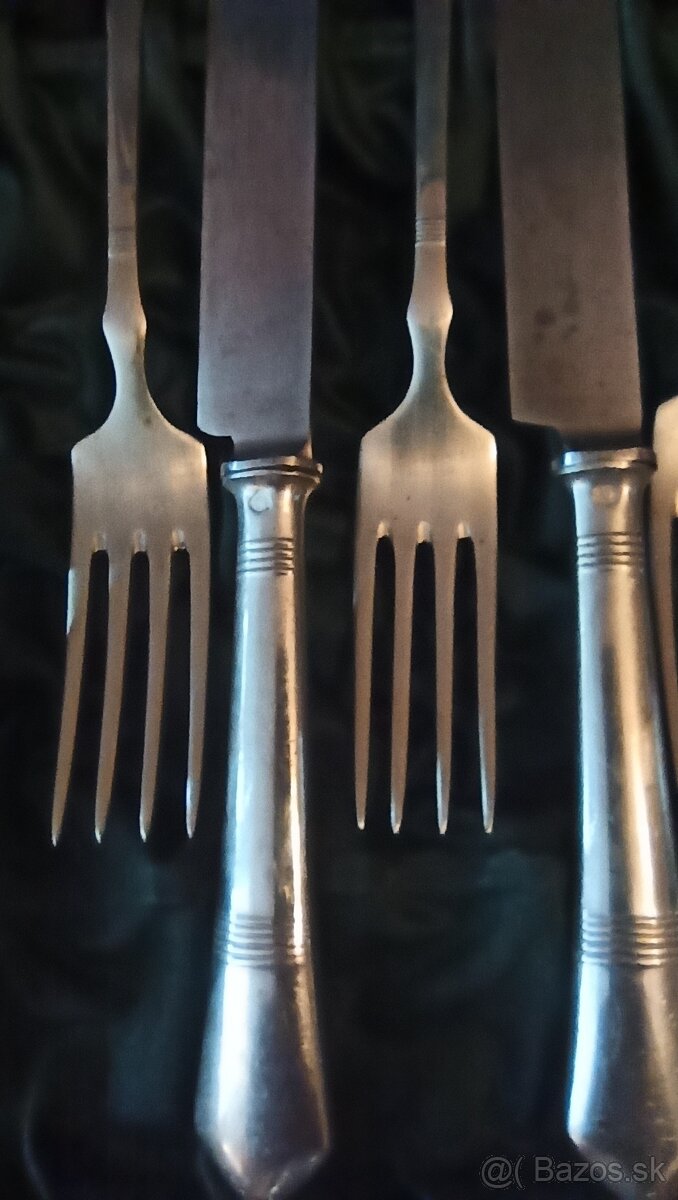 Predám strožitný príbor alpacca - 4