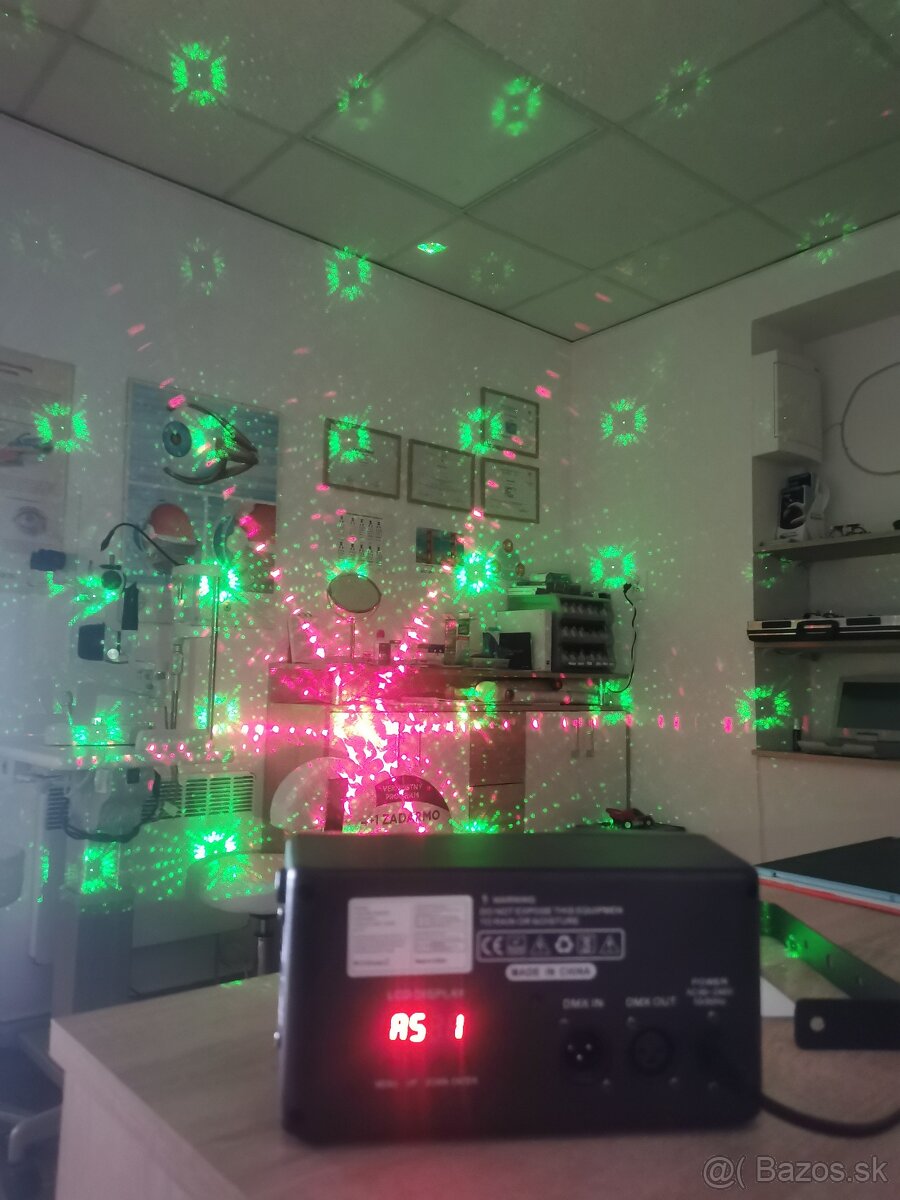 4v1 svetelny disko efekt na diaľkové ovládanie - 4