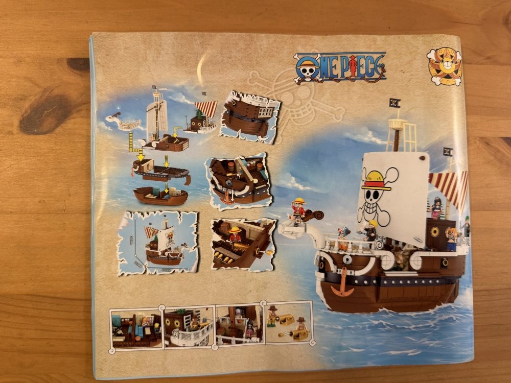 Pirátska loď ONE PIECE Plávajúca Merry - 4