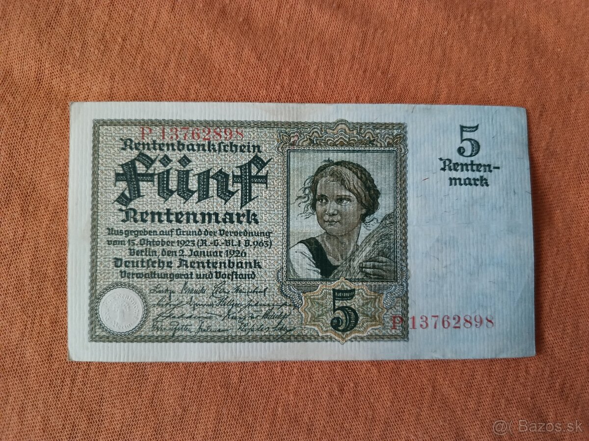 Bankovky - Nemecko 6 - 4