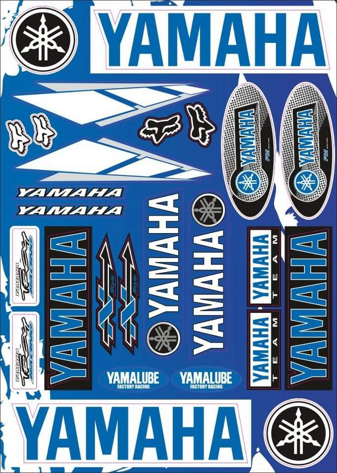 Predám nálepky Yamaha - 4