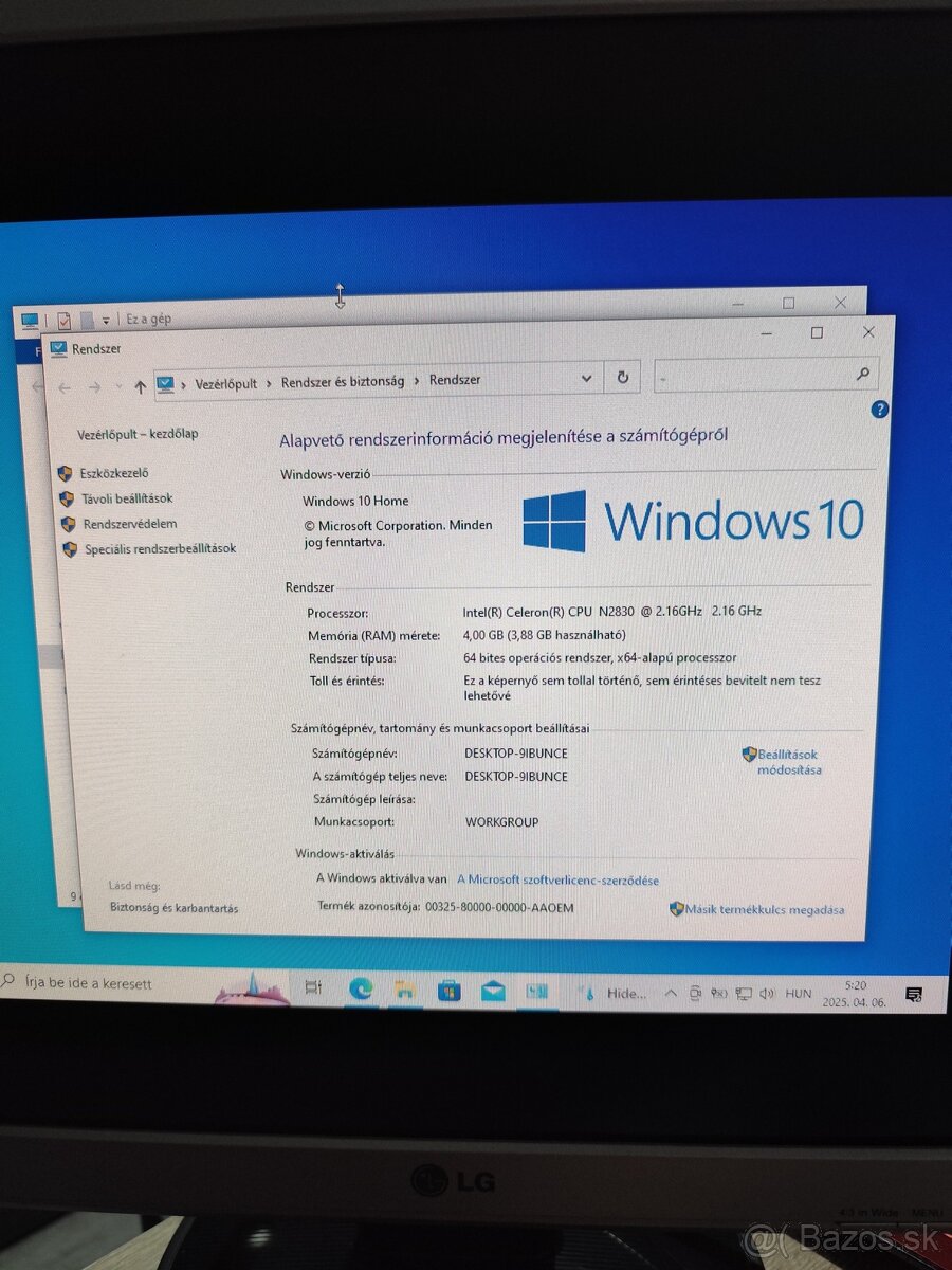 Predám notebook HP bez Lcd - 4