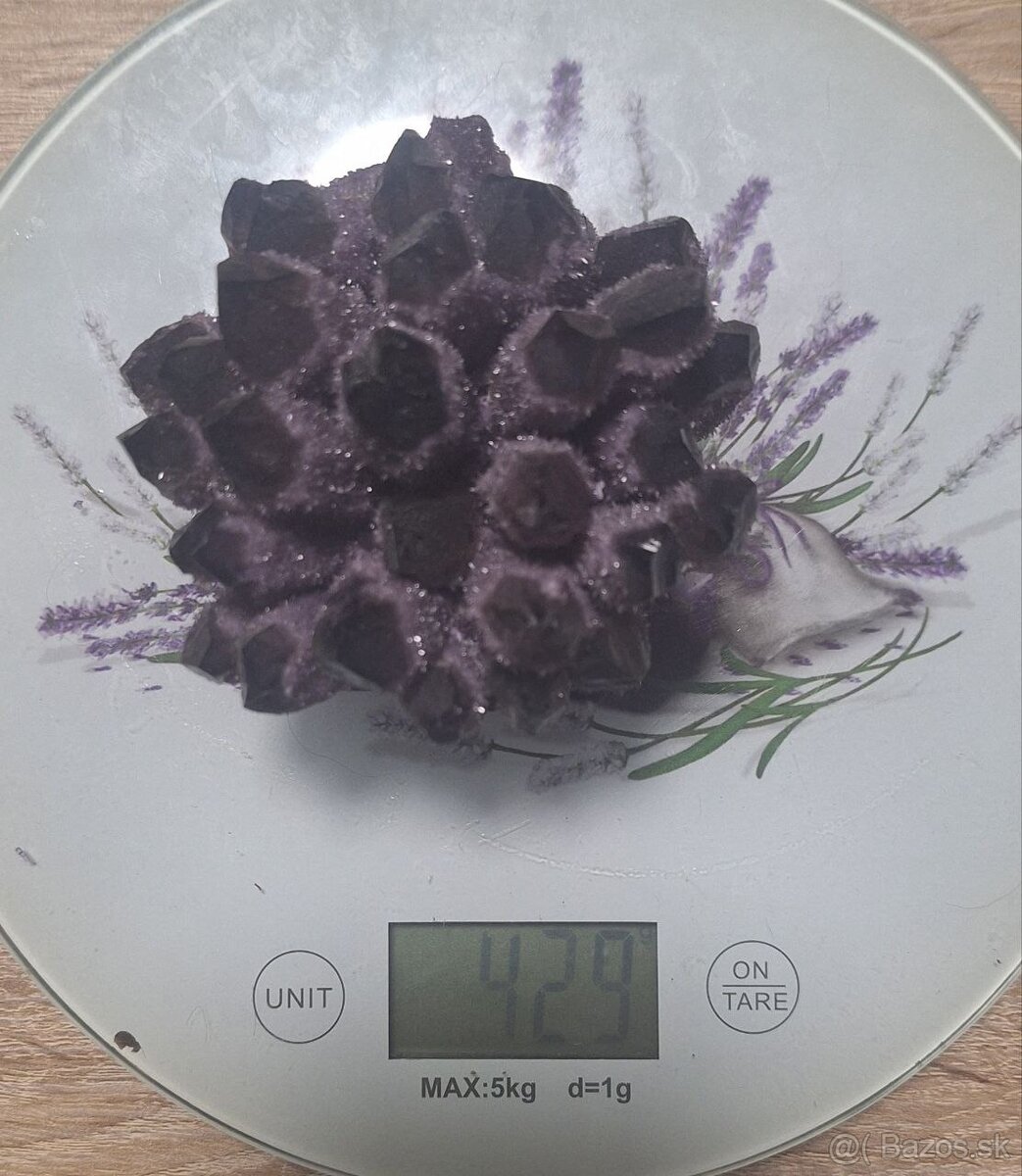 Prírodný Fialový Ametyst Phantom - typ 6 - 4