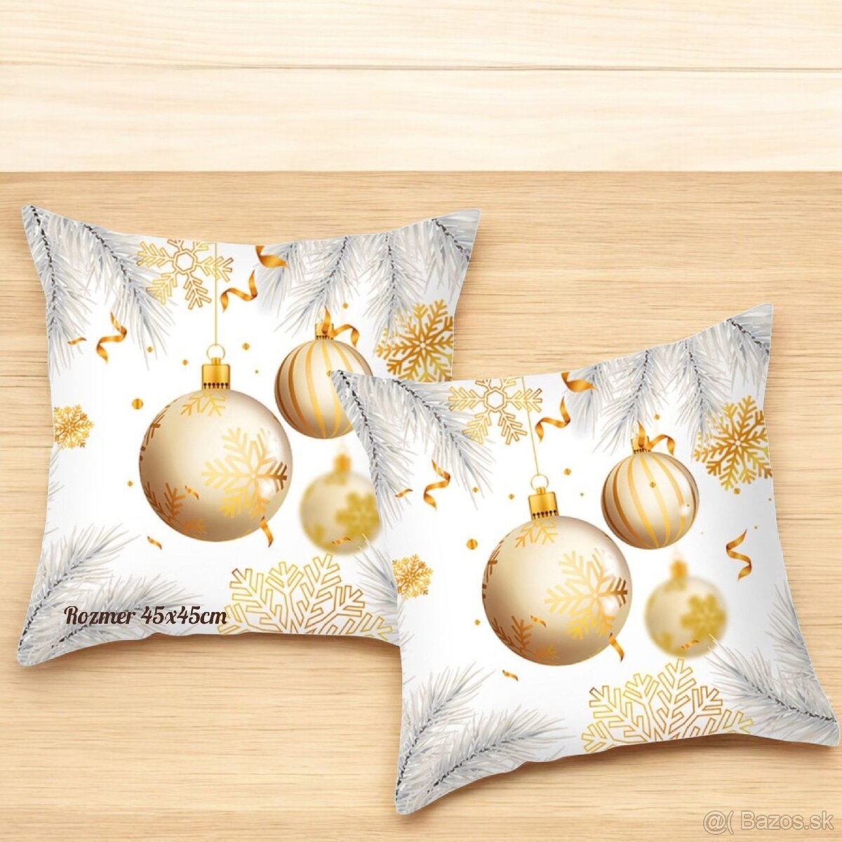 Vianočné zimné obliečky na vankúše - 4