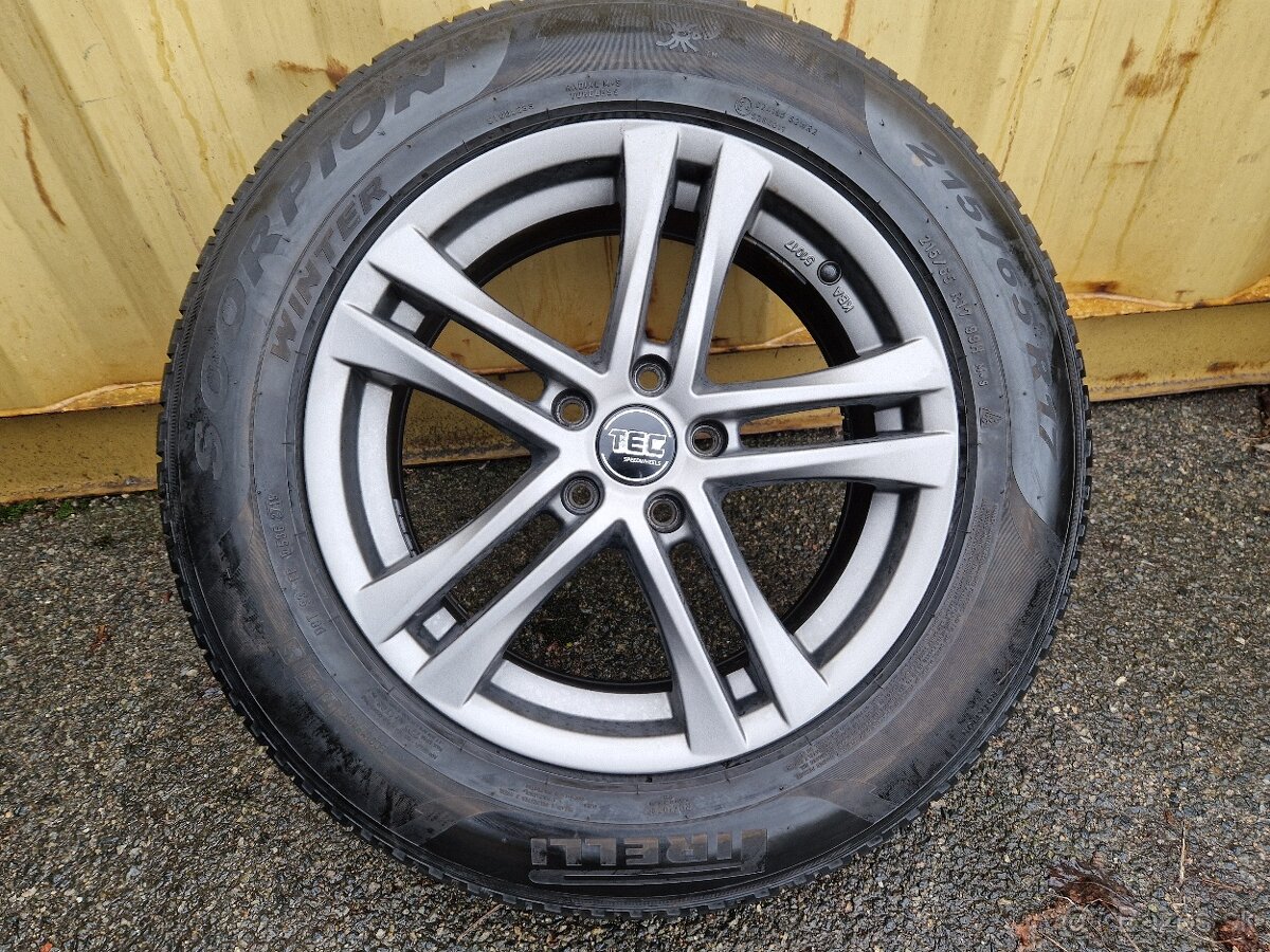 5x112 r17 kolesa disky alu 17 tiguan kodiaq terraco q3 215 t - 4