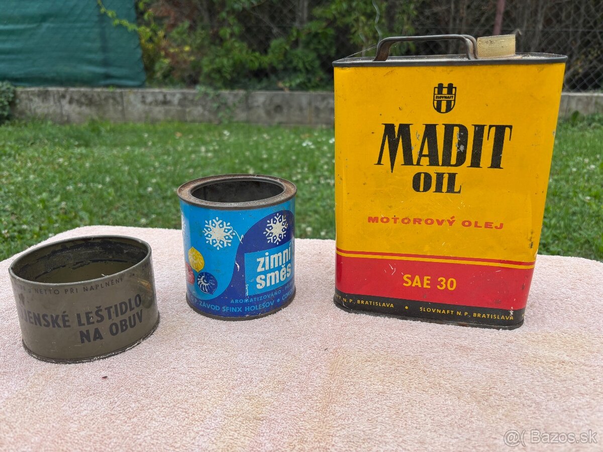 Retro stare plechove krabicky - 4