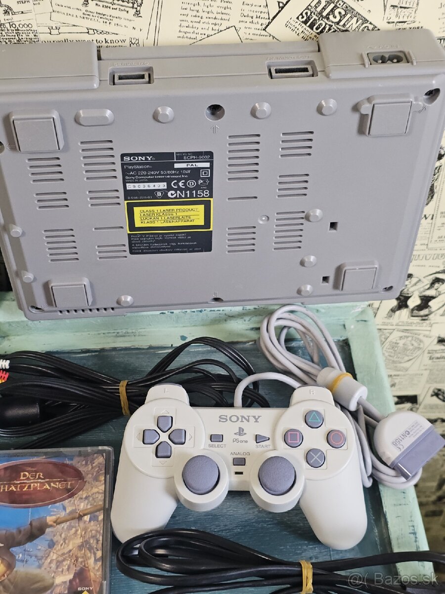 TOP STAV 》PLAYSTATION 1 + GAMEPAD + HRA 》PS1 SCPH-9002 - 4