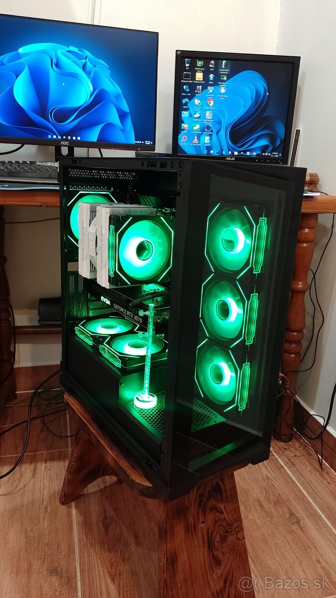 Herný PC/RYZEN 9 3900X + RTX 3070 OC8GB+ 1TB NVMe+ARGB - 4
