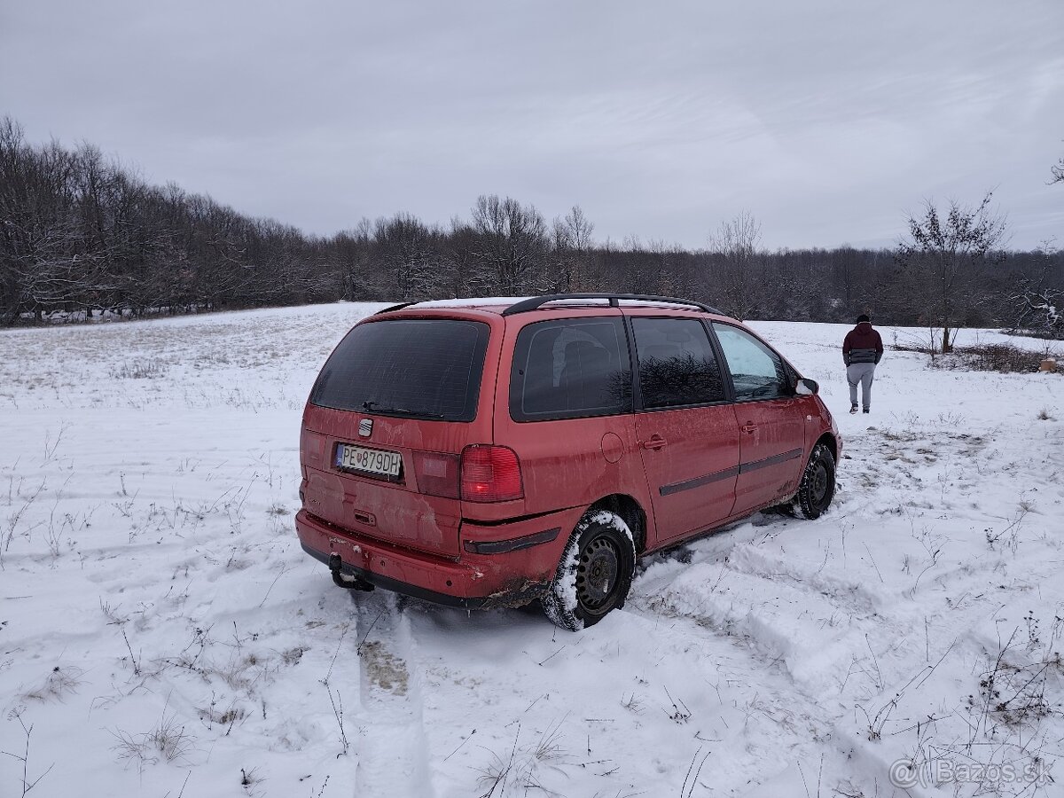 Seat Alhambra 1.9tdi 85kw r.v2000, 7 miestne - 4