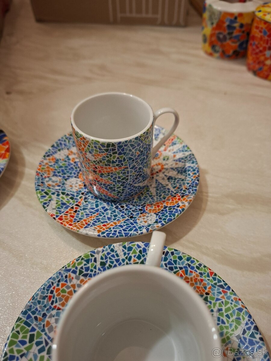 Krásne espresso sety Gaudi Aurora a Gaudi Soles - 4