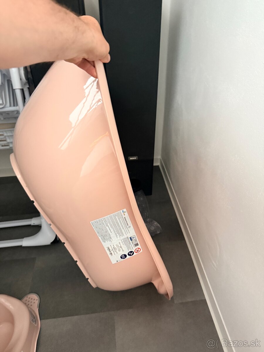 Detska ružová vanička na kúpanie - 4