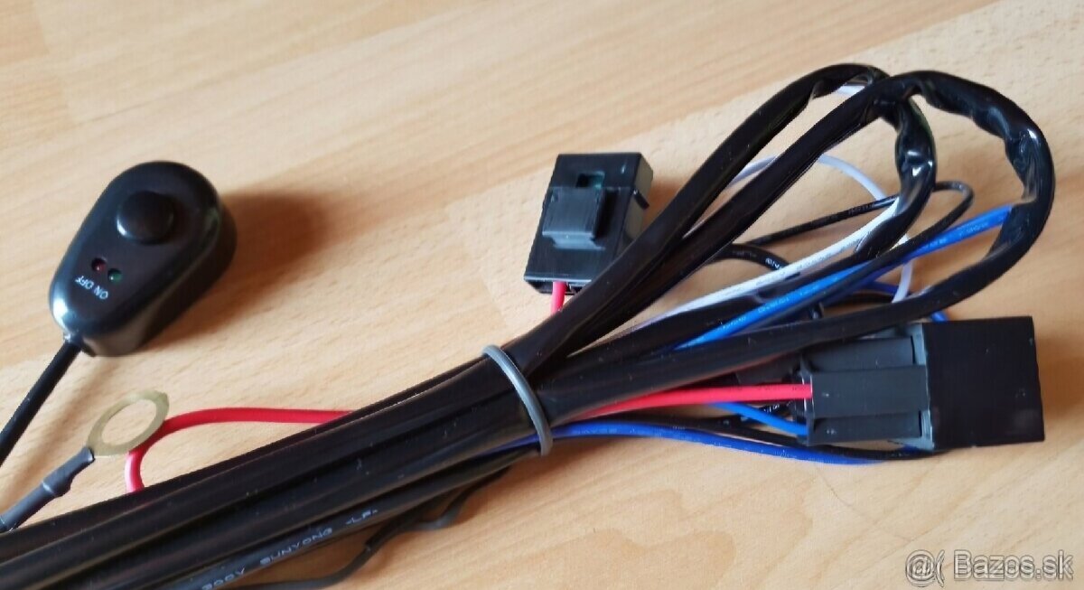 Kabeláž na led rampy - svetla
- 4