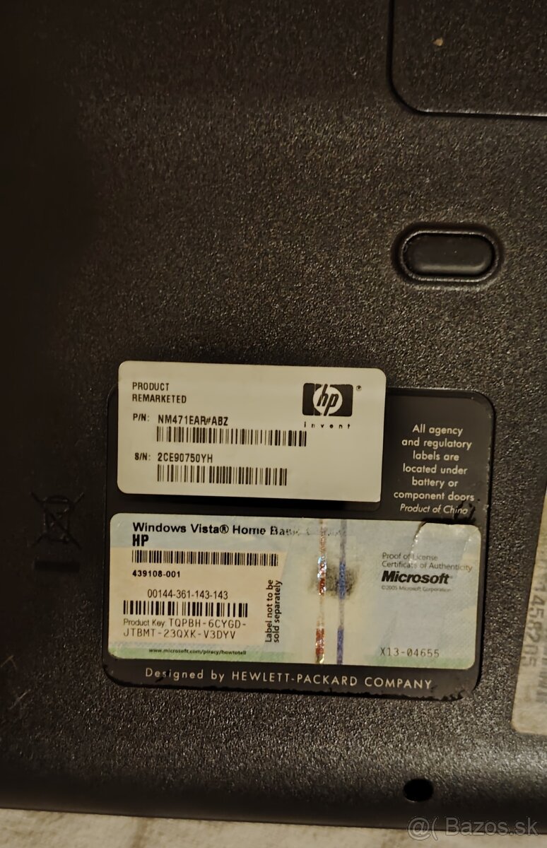 Notebook COMPAQ - 4