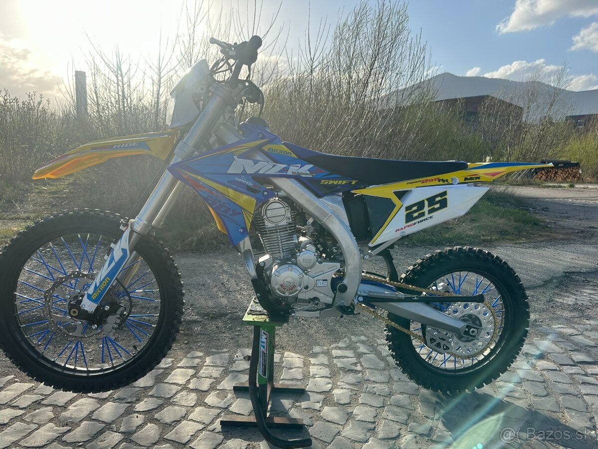 NOVE Enduro Mikilon MZK 250cm3 kolesá 21/18 + Štartér