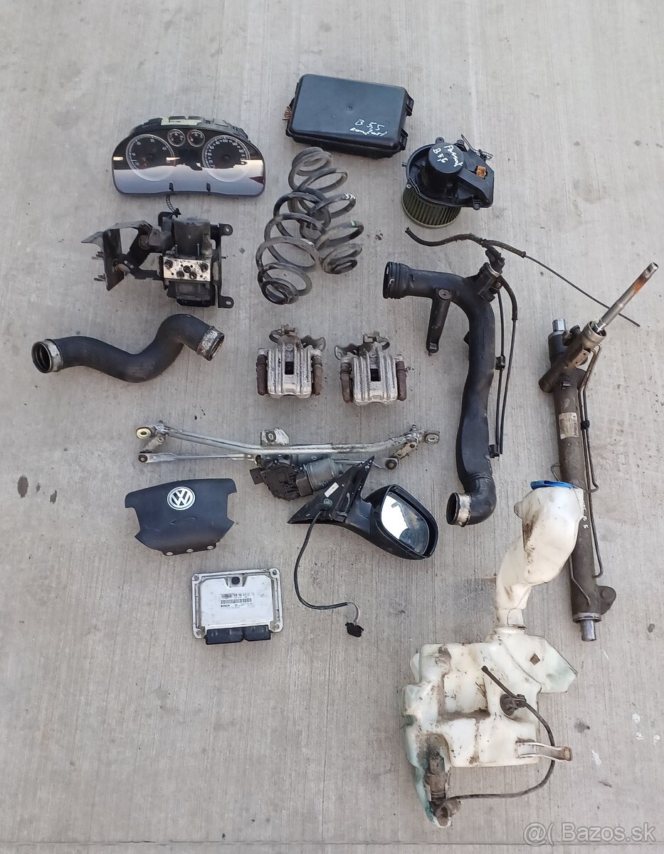 Vw passat b 5.5-spätné zrkadlo,štarter,ABS - 4