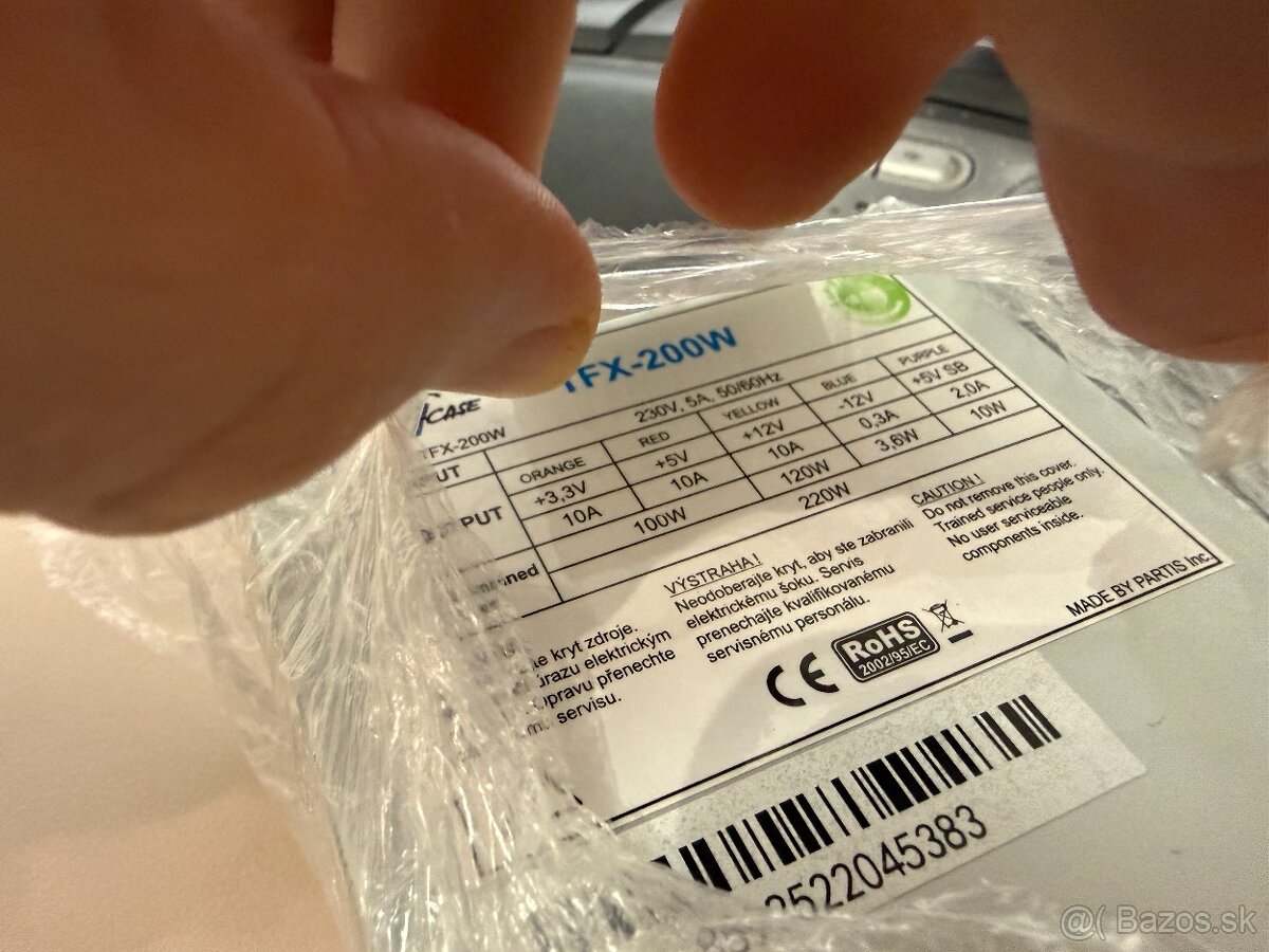 Eurocase 200W TFX-200W 8cm fan - 4