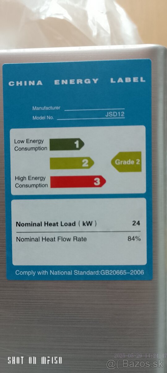 prietokový ohrievac vody LPG Akcia - 4