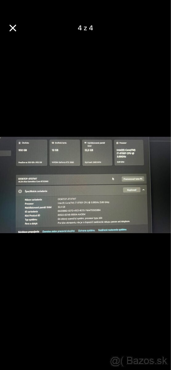 Herny Počitač i7 RTX3060 12GB 32GB RAM 1TB SSD MSI MONITOR - 4