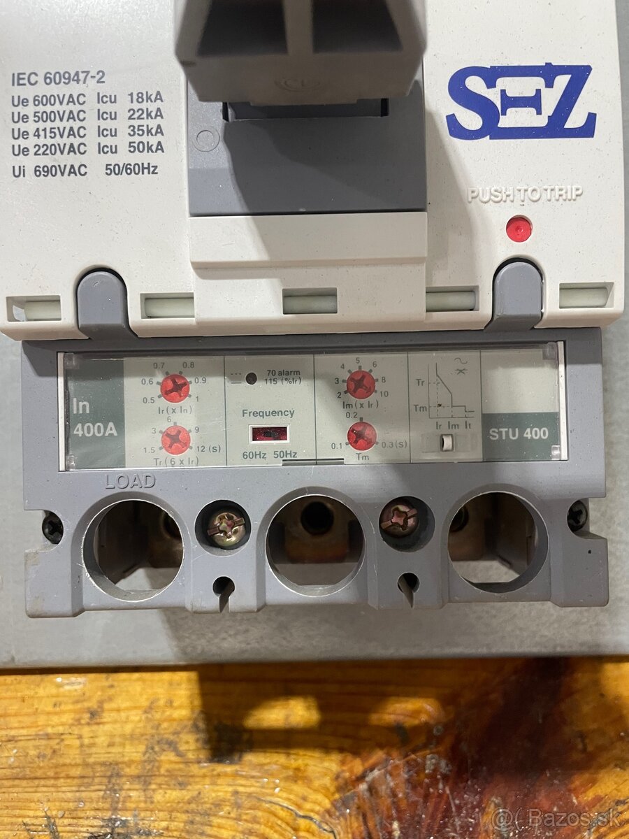 Meta MEC MCCBs 400AF -istič - 4