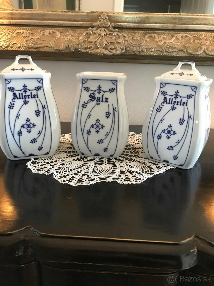 starožitne porcelanove koreničky- dozy na rozlične a sol - 4