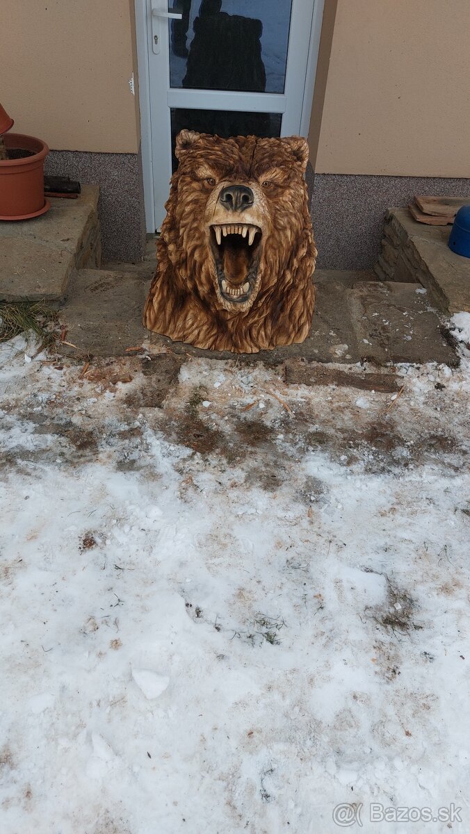 Drevorezba medved z dreva - 4