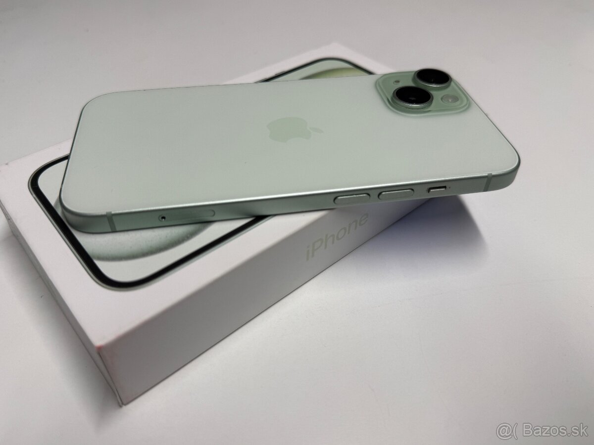 iPhone 15 – 128 GB, zelený - 4
