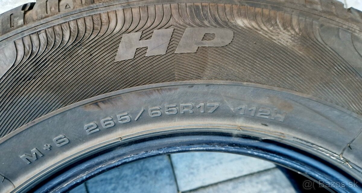 265/65r17 GoodYear Wrangler HP All Weather M+S