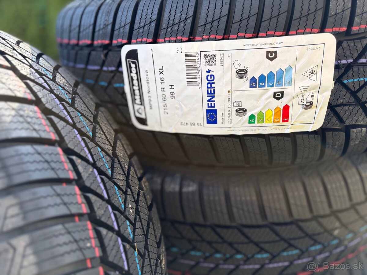 Č.11 Zimná sada SKODA SUPERB R16 215/60 Matador - 4