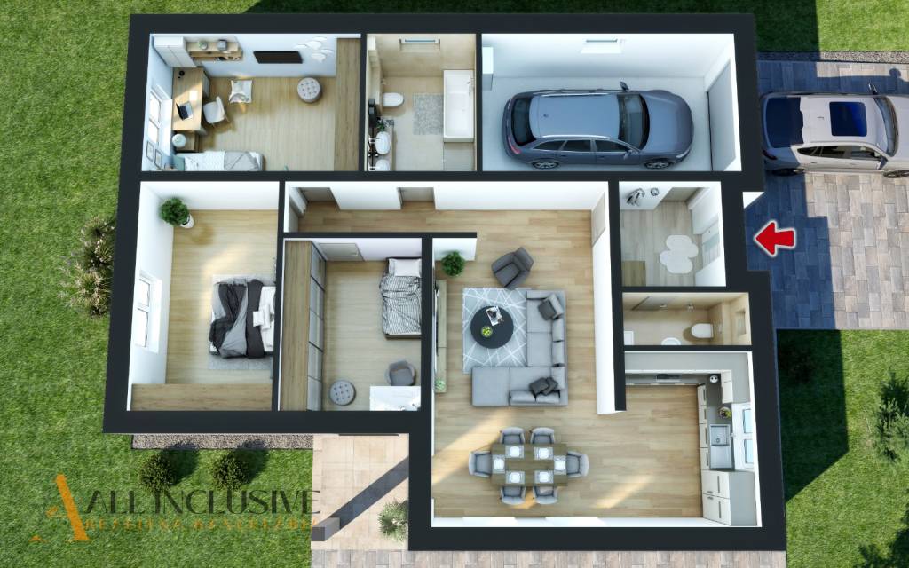 ALL INCLUSIVE | NA PREDAJ 4-IZBOVÝ RD, DUNAJSKÁ STREDA - FLO - 4