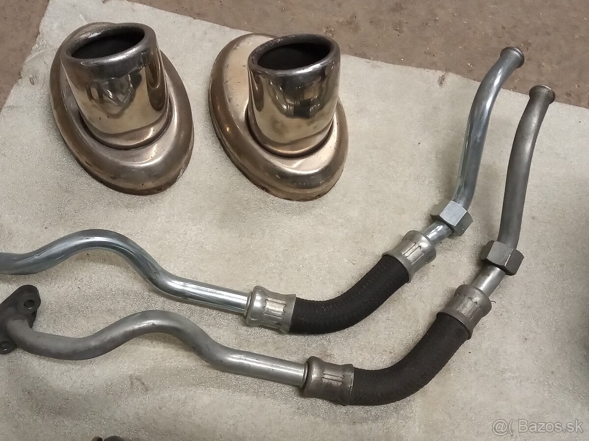 Zadny tlmic, koncovka vyfuku, olej. hadica, zadny naboj YAMA - 4