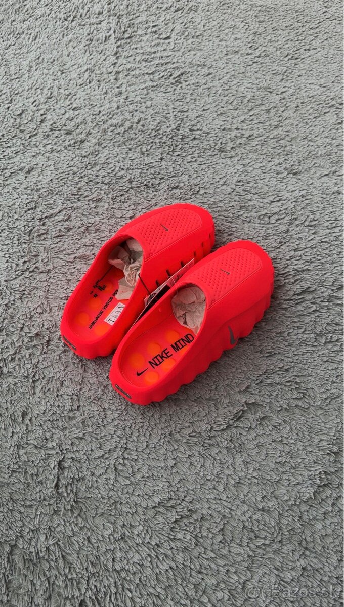 Nike Mind 001 Slide Solar Red - 4