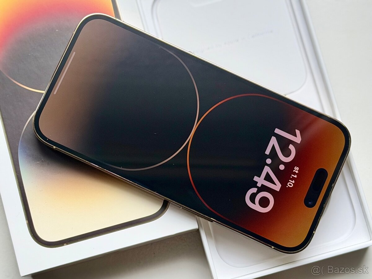 iPhone 14 Pro Gold BATERIE 100% TOP - 4