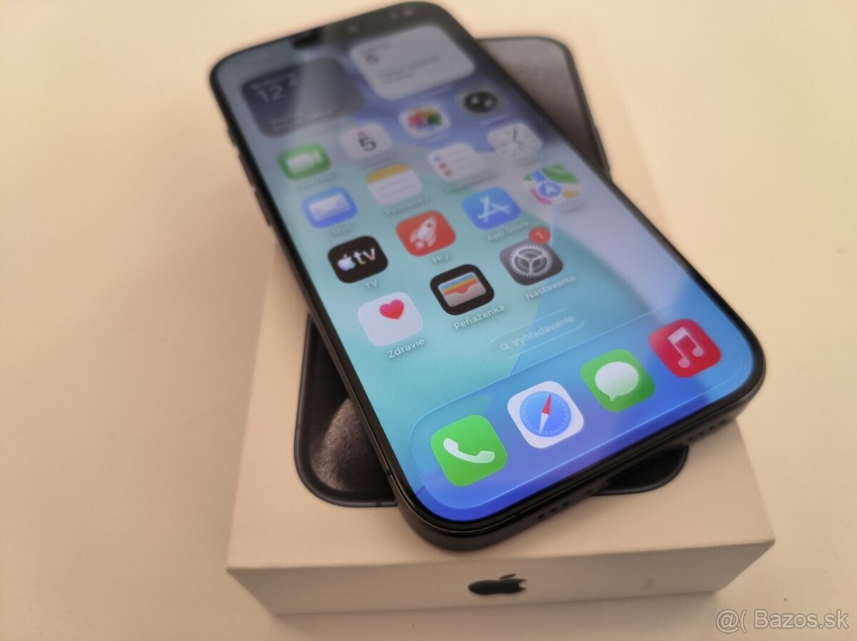 apple iphone 15 PRO 128gb Blue / Batéria 100% - 4