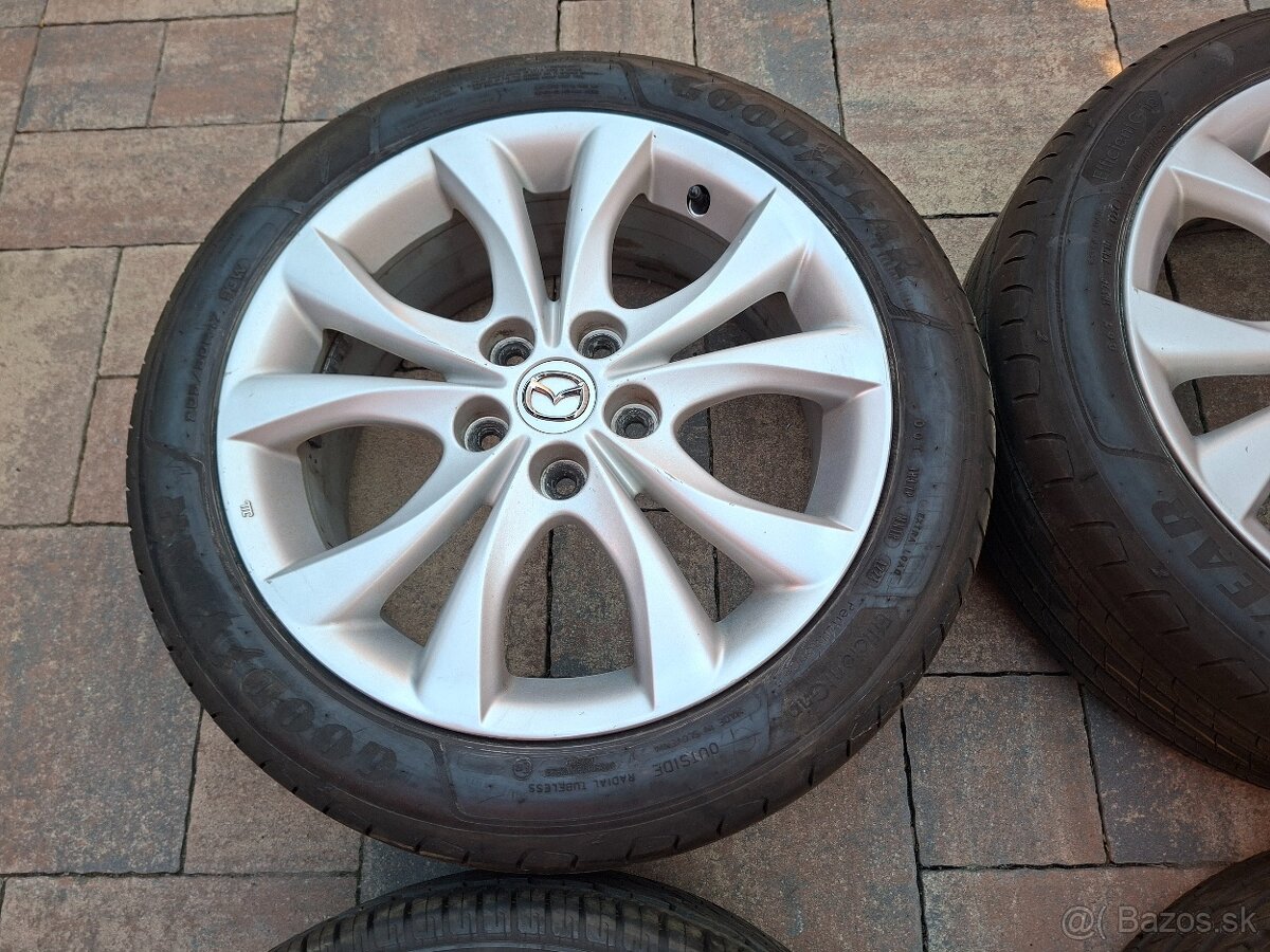 Predám hlinikové disky org.Mazda 3--R17 - 4