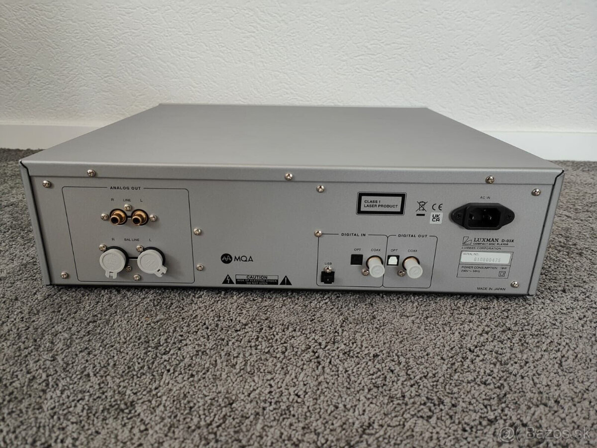 Luxman D-03X CD prehrávač - 4